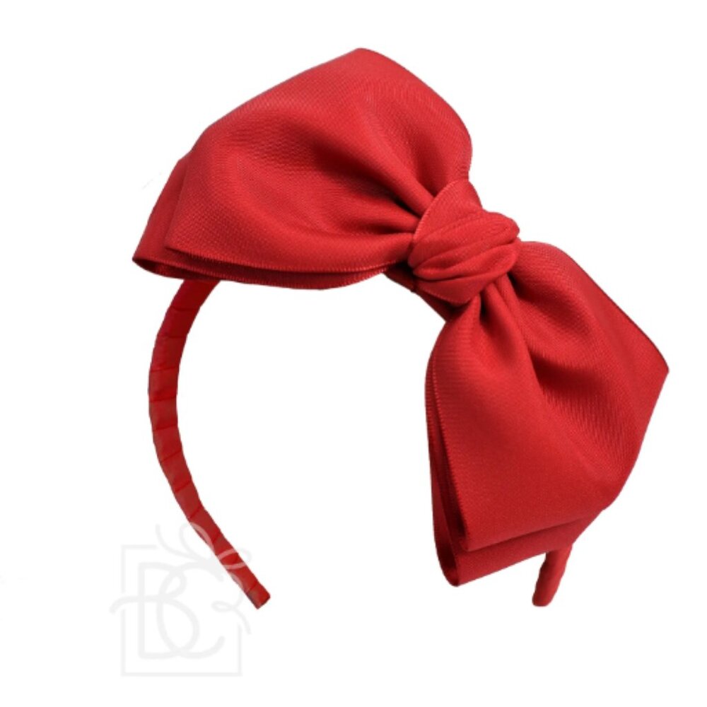 Red Headband Bow 6.5" - Beyond Creations